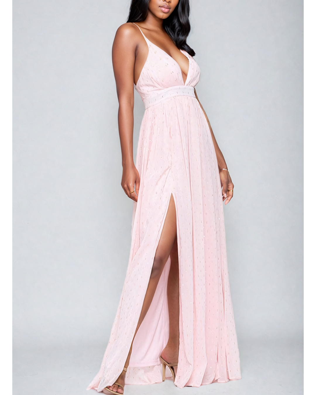 strapless open back dress Eden Strapless Maxi Dress main image 0