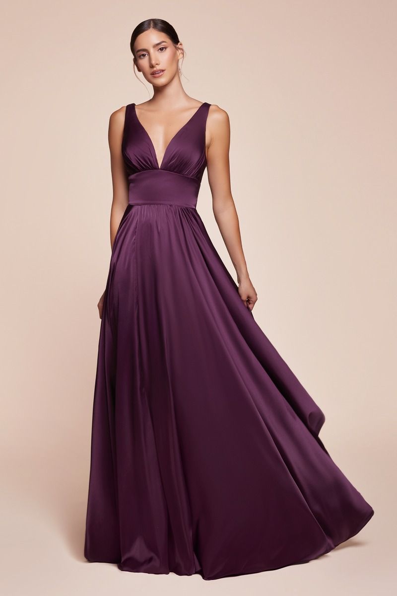Jodie Soft Satin A-Line Maxi Dress (2-8)