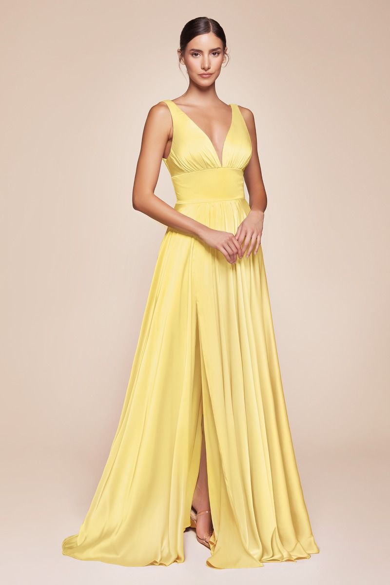Jodie Soft Satin A-Line Maxi Dress (2-8)