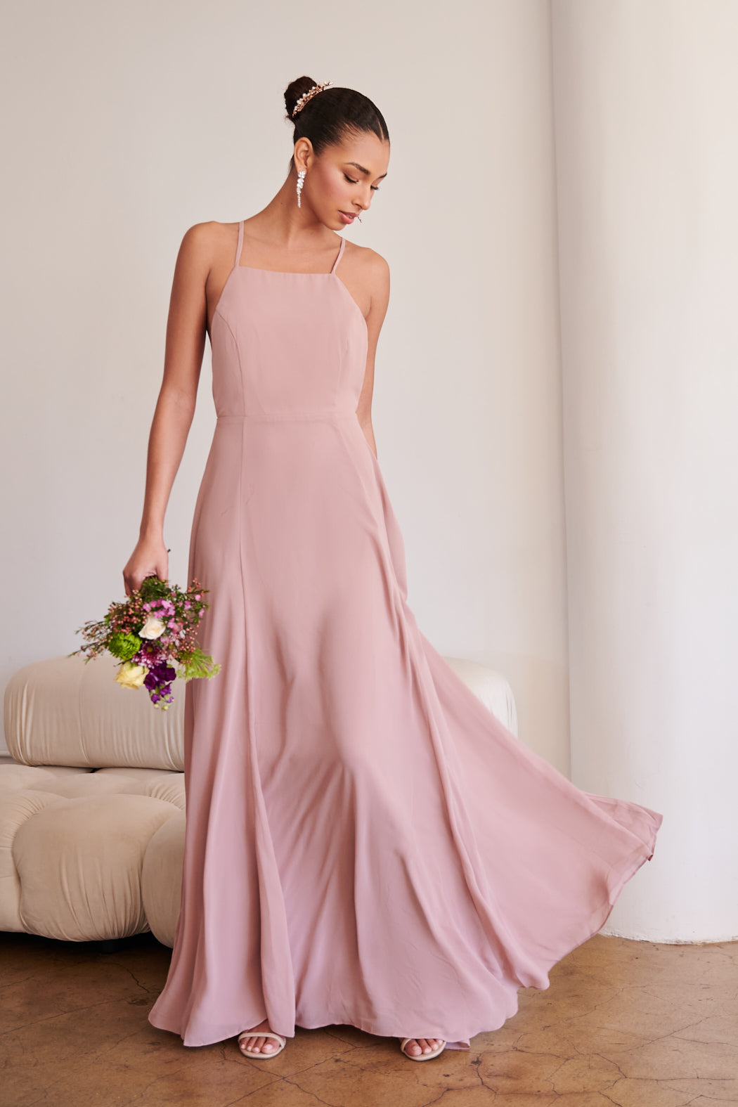 Adelyn Criss Cross Back Maxi Dress – AHZURI