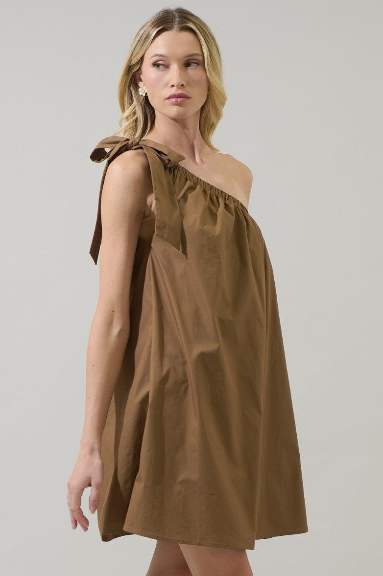 Adley One Shoulder Mini Dress