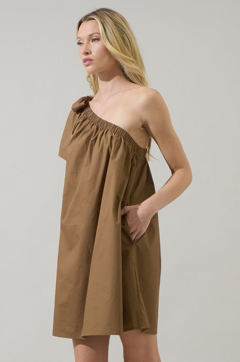Adley One Shoulder Mini Dress