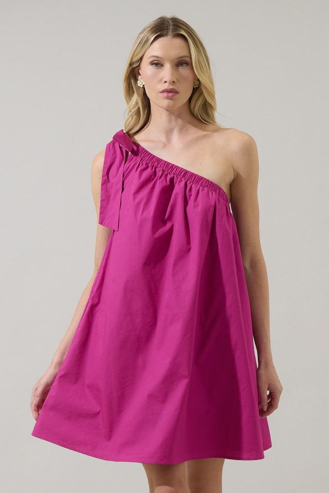 Adley One Shoulder Mini Dress