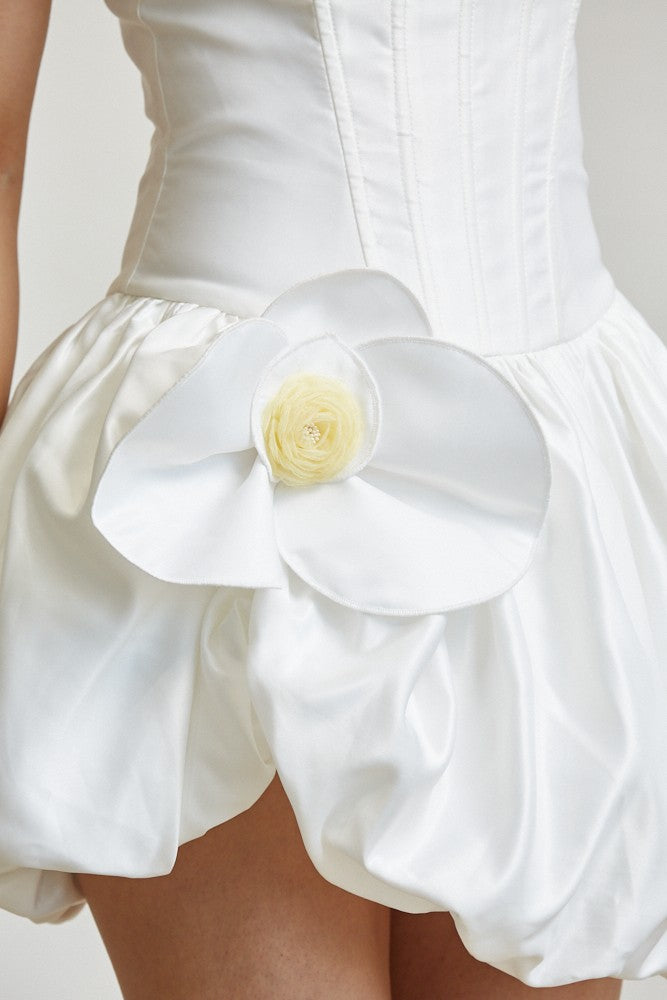 Ailish Bubble Hem Corset Mini Dress