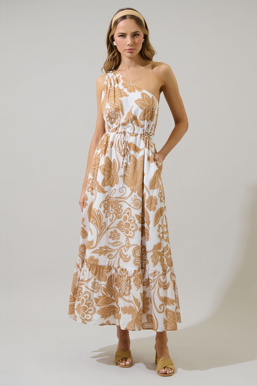 Alana One Shoulder Maxi Dress