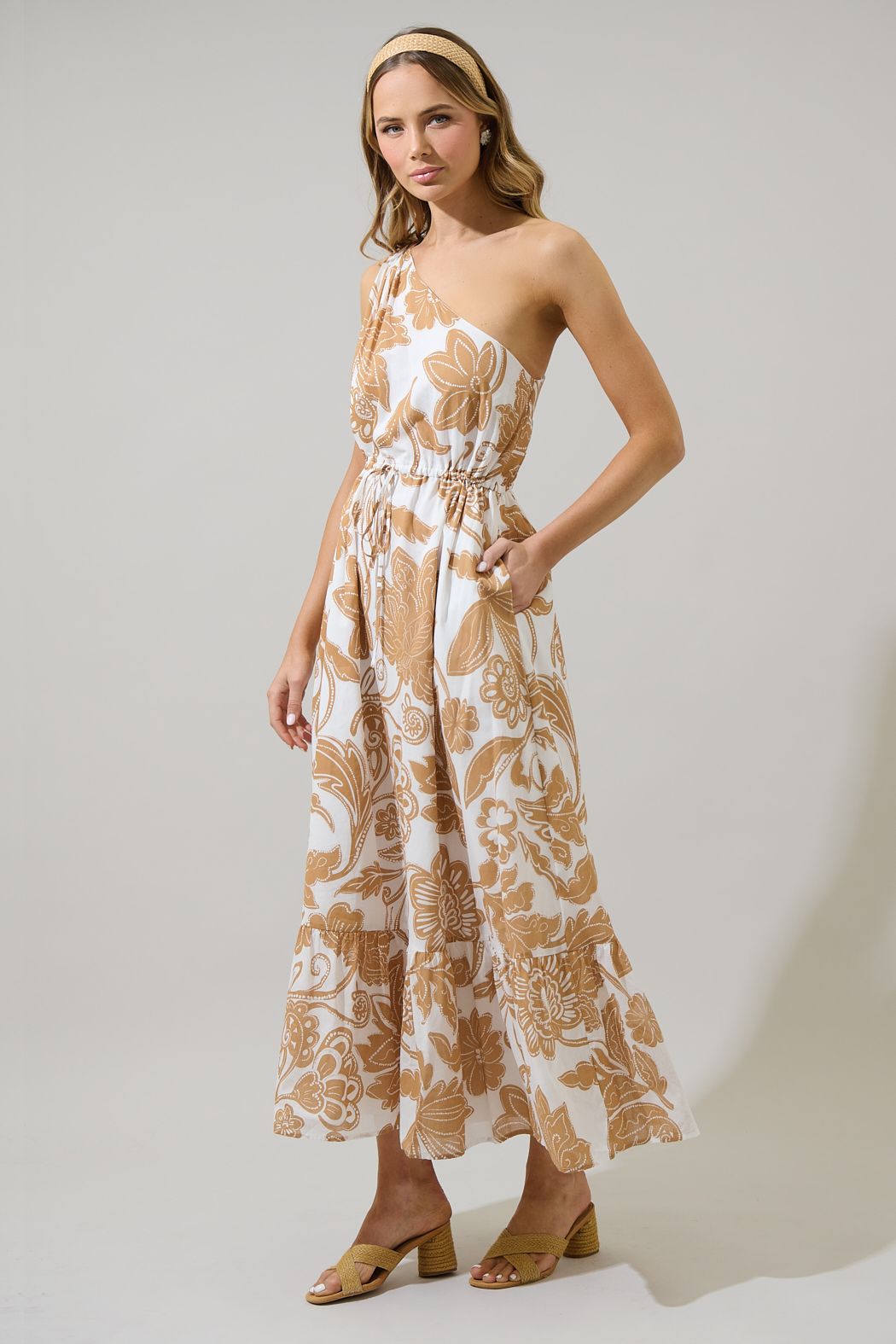 Alana One Shoulder Maxi Dress