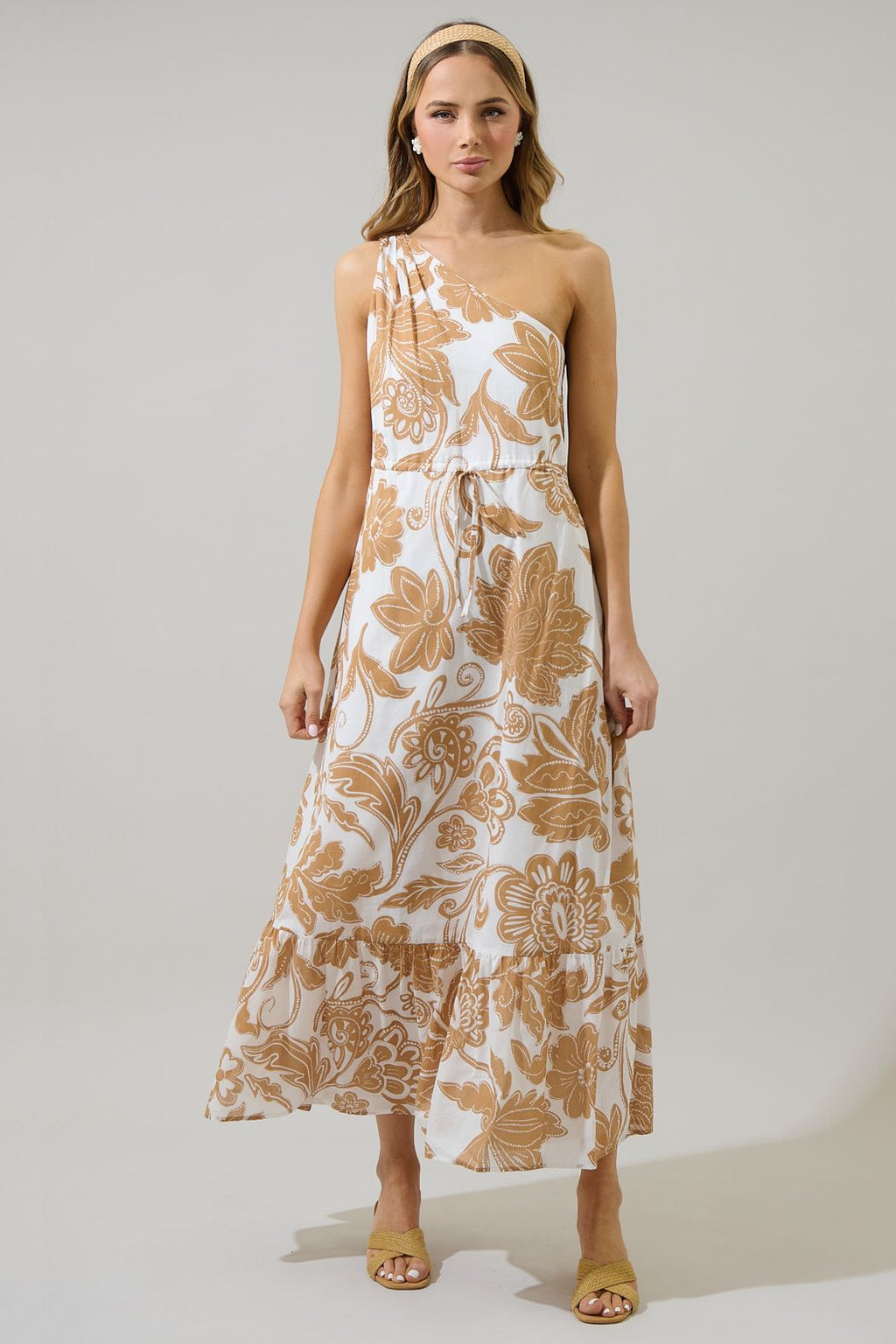 Alana One Shoulder Maxi Dress