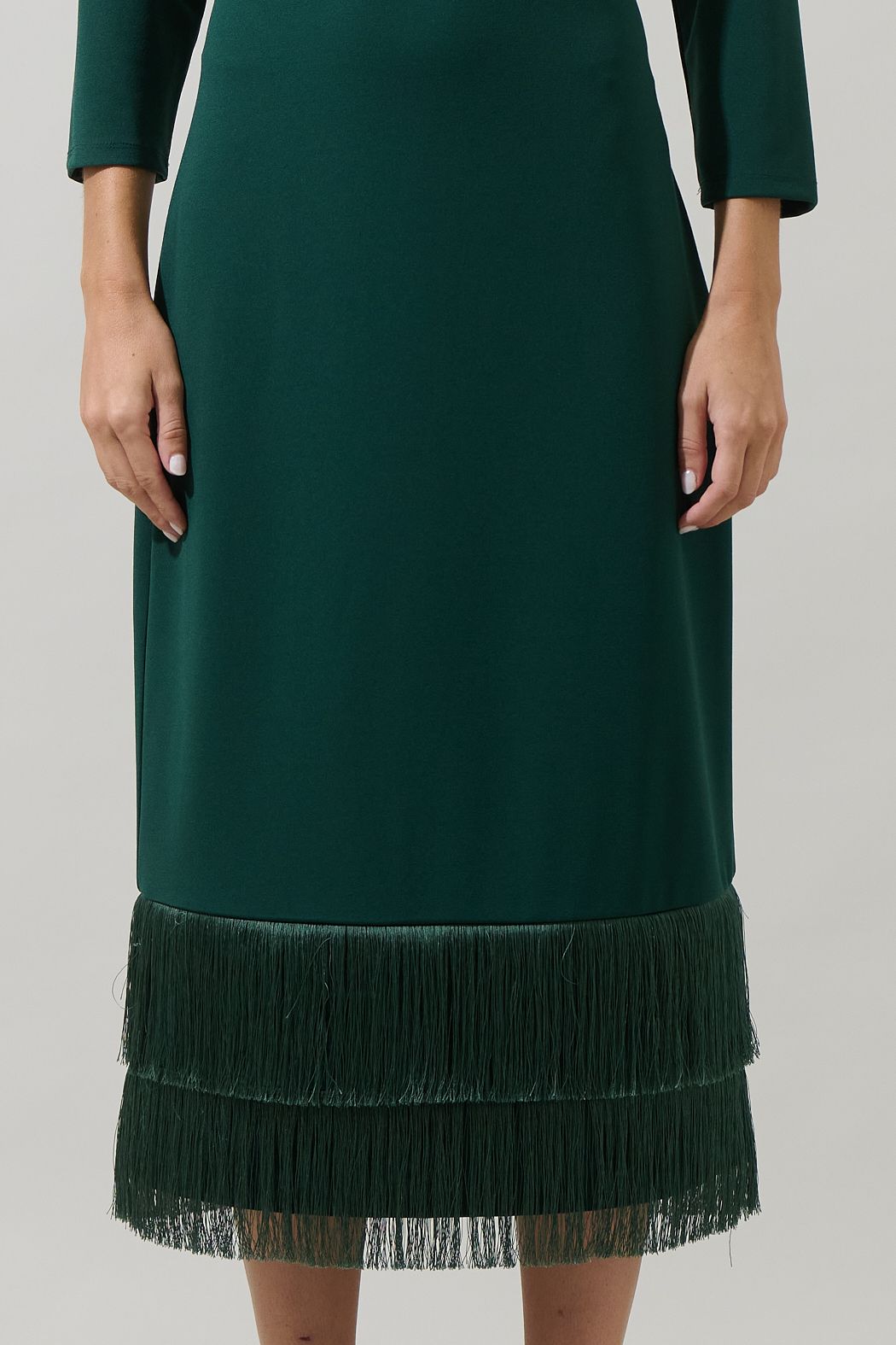 Alannah Fringe Midi Dress