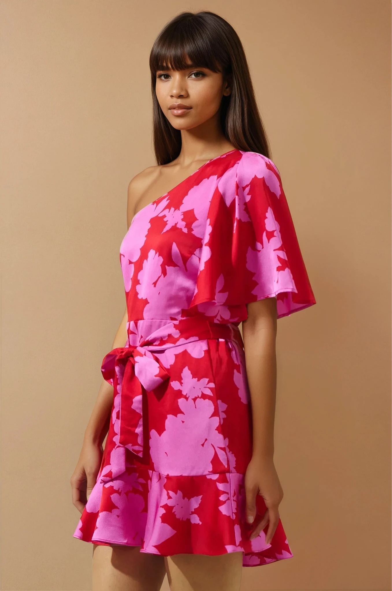 Angelica Mini Satin Dress