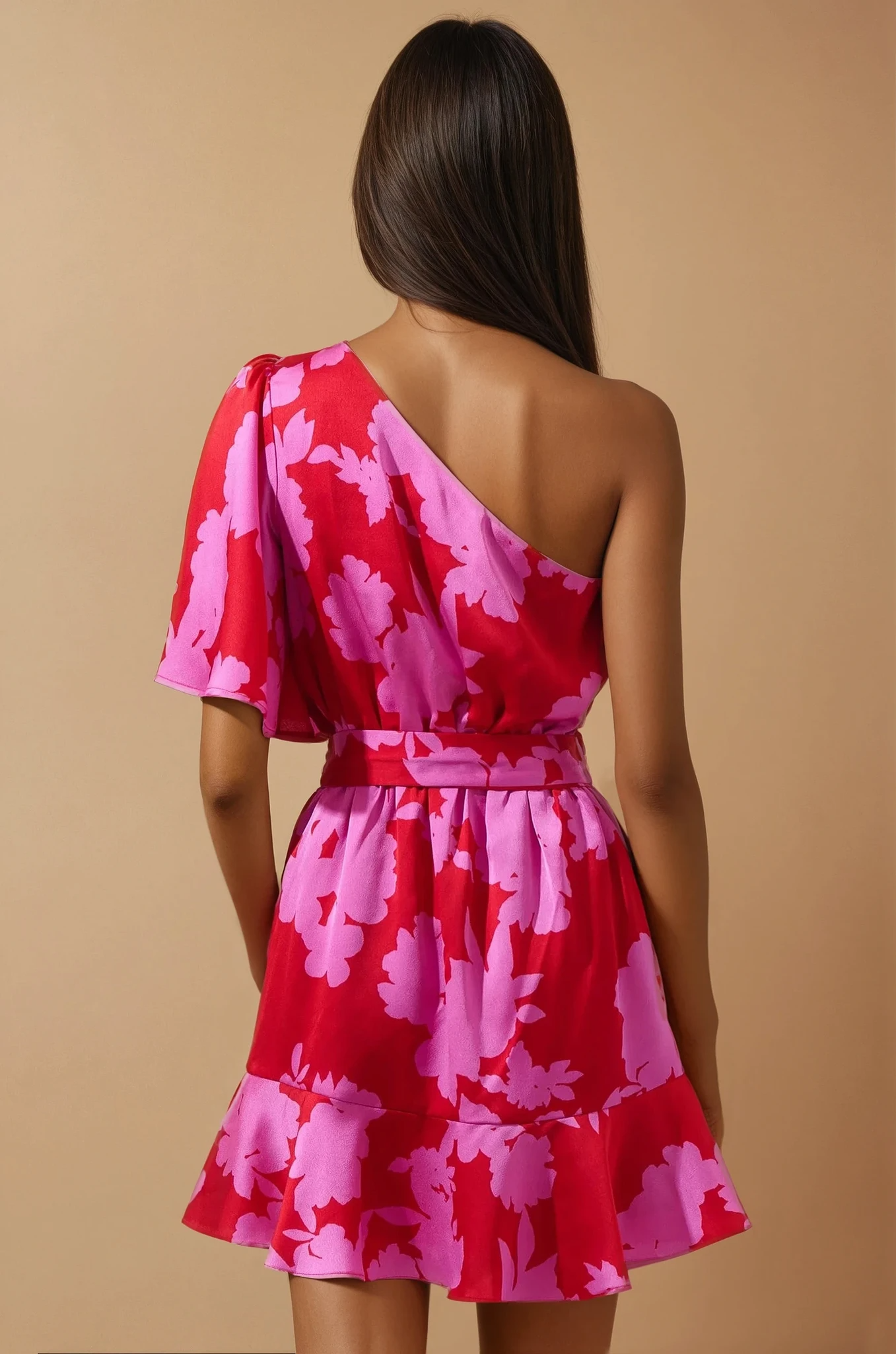 Angelica Mini Satin Dress