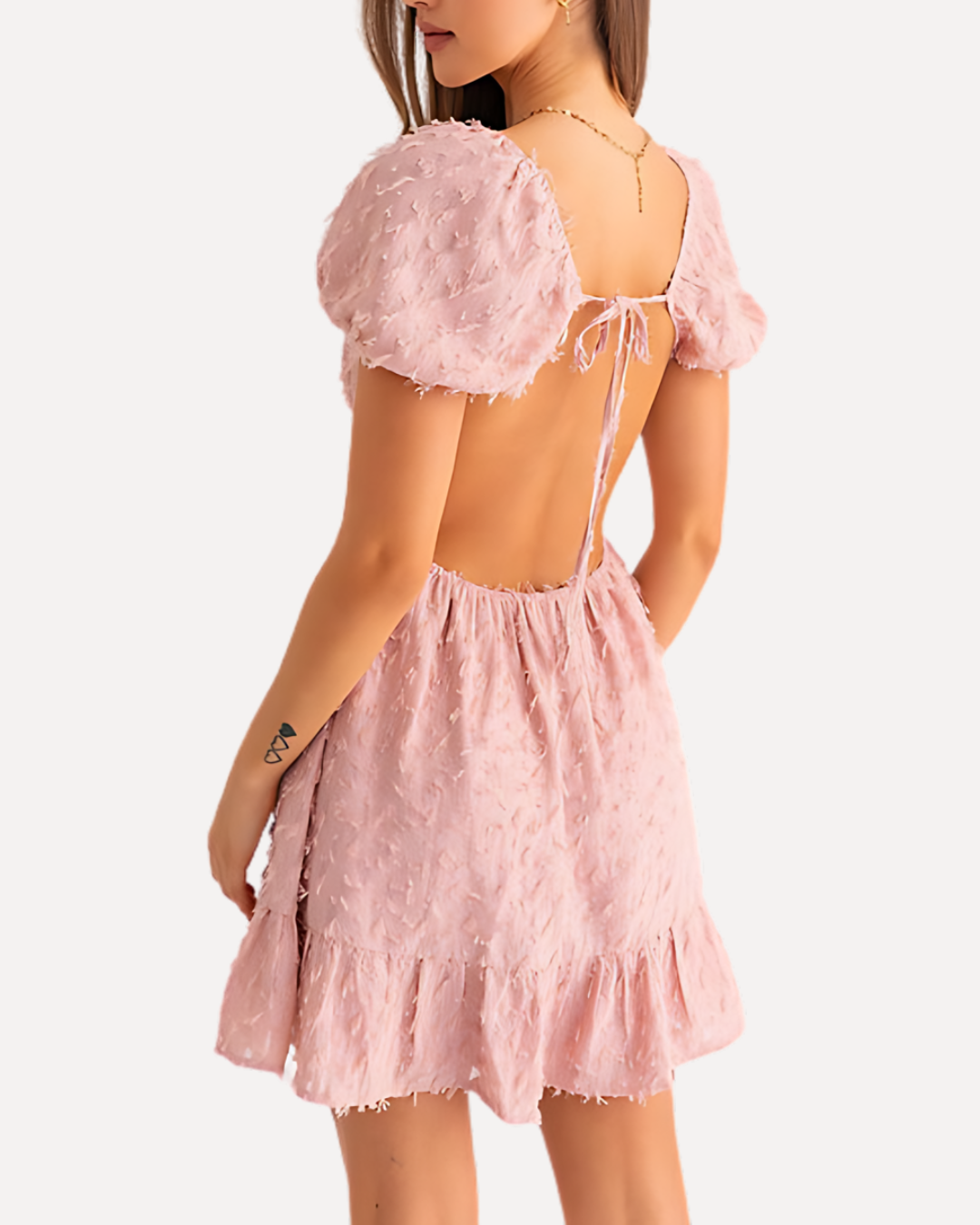 Blush Blossom Sweetheart Skater Dress