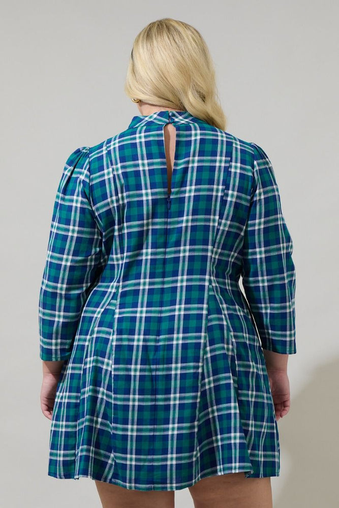 
                      
                        Buckley Plaid Bow Detail Mini Dress Curve
                      
                    