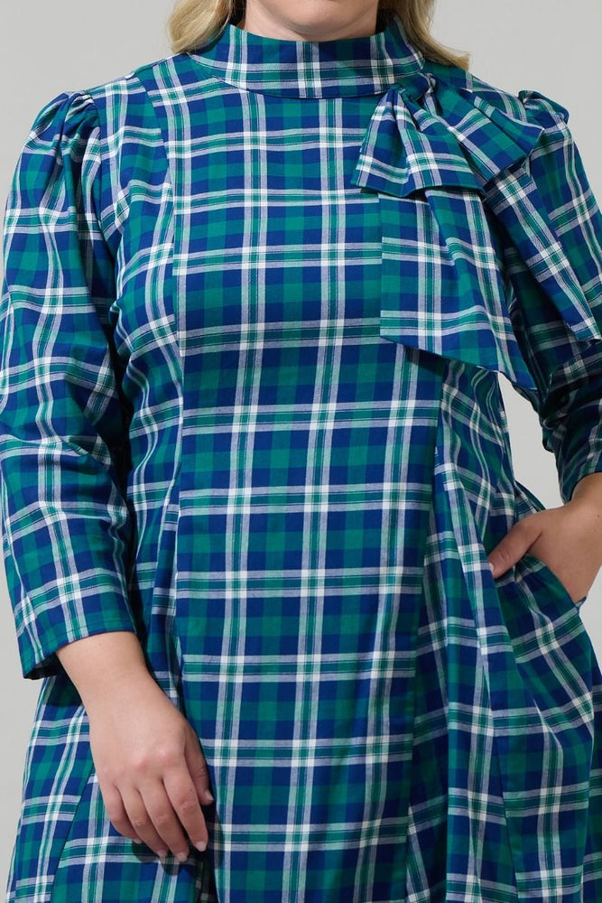 
                      
                        Buckley Plaid Bow Detail Mini Dress Curve
                      
                    