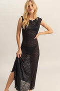 Cali Asymmetrical Hem Maxi Cover Up Dress