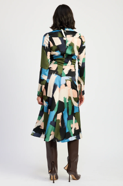 Clara Long Sleeve Shirt Dress