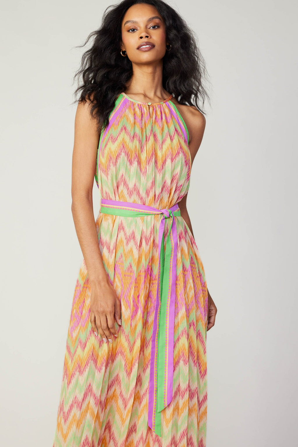 Erykah Bohemian Halter Neck Dress