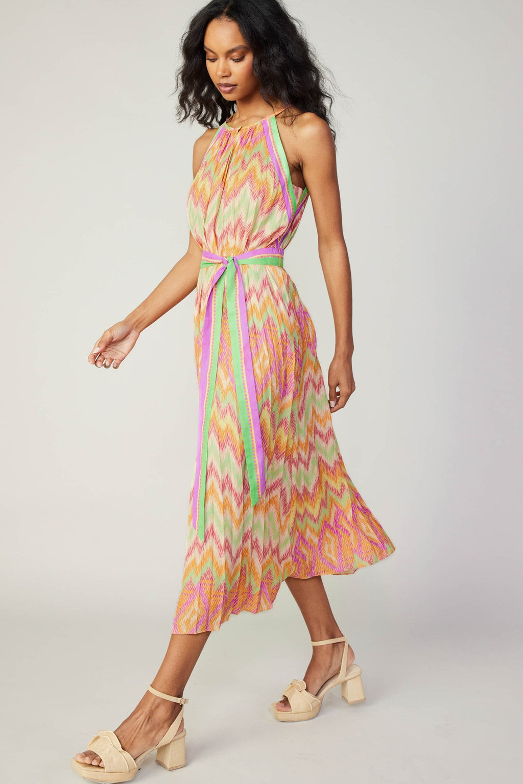 Erykah Bohemian Halter Neck Dress