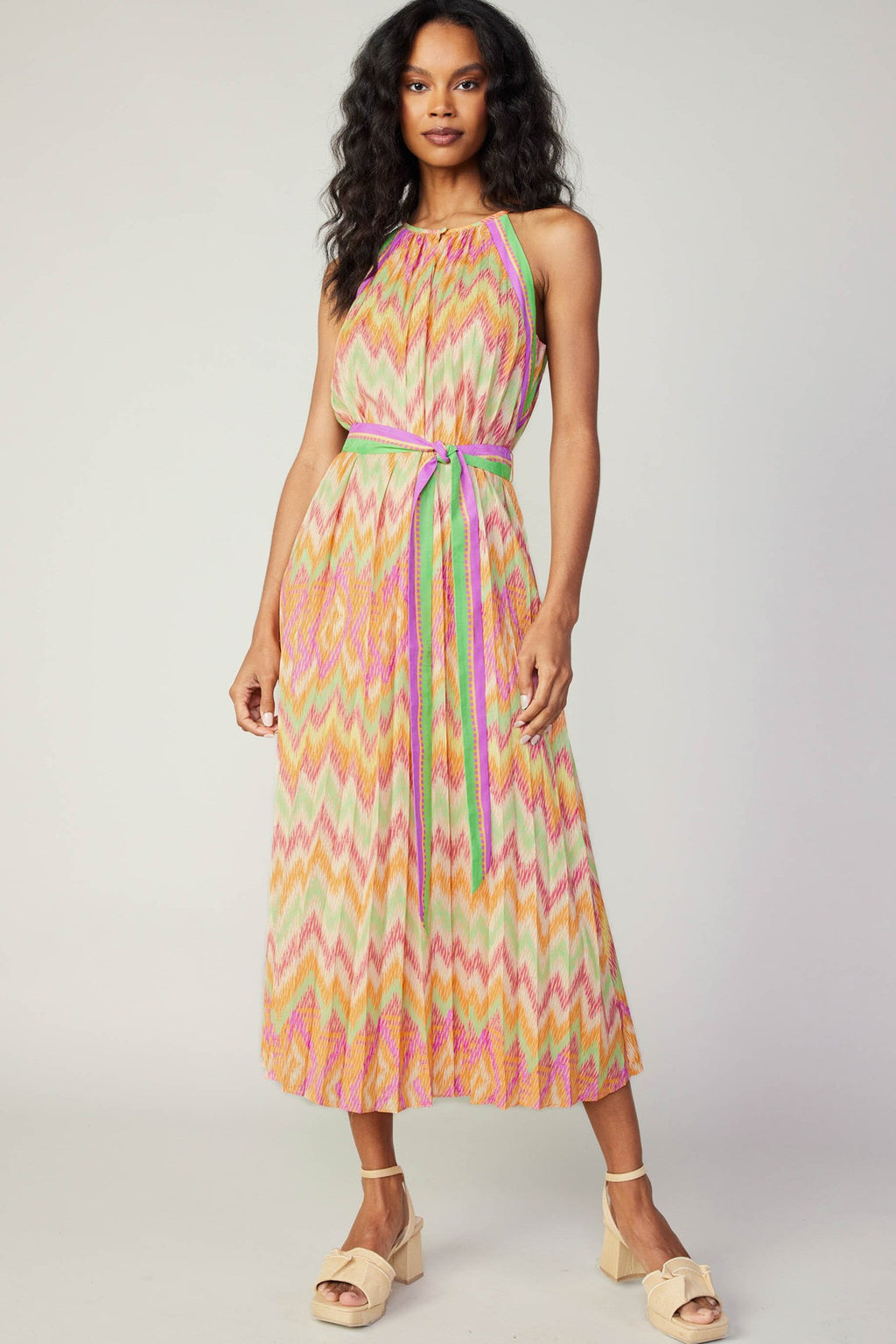 Erykah Bohemian Halter Neck Dress