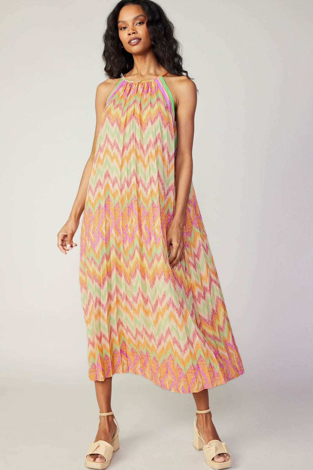 Erykah Bohemian Halter Neck Dress