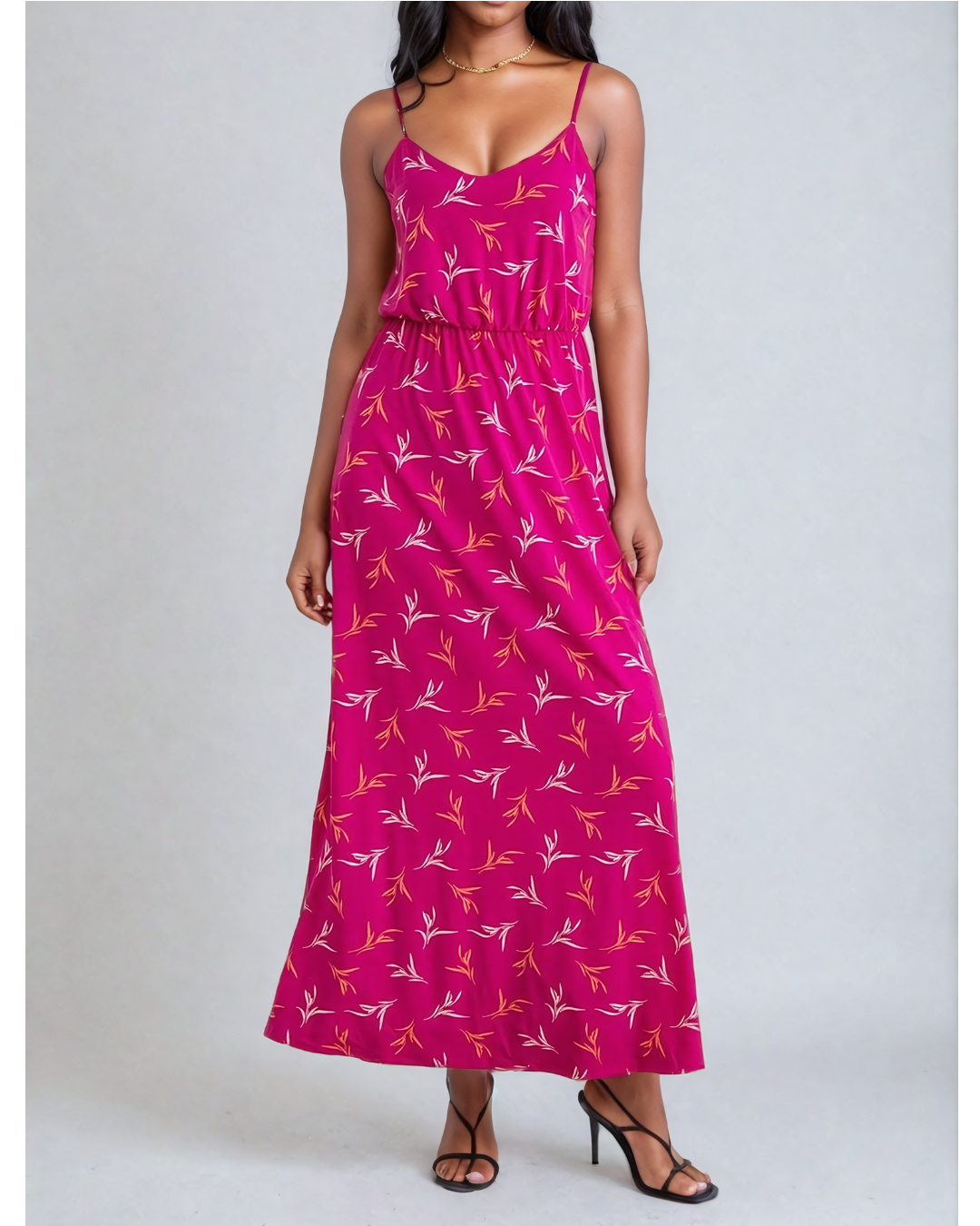 Fly Away Cami Maxi Dress Fuchsia / Large