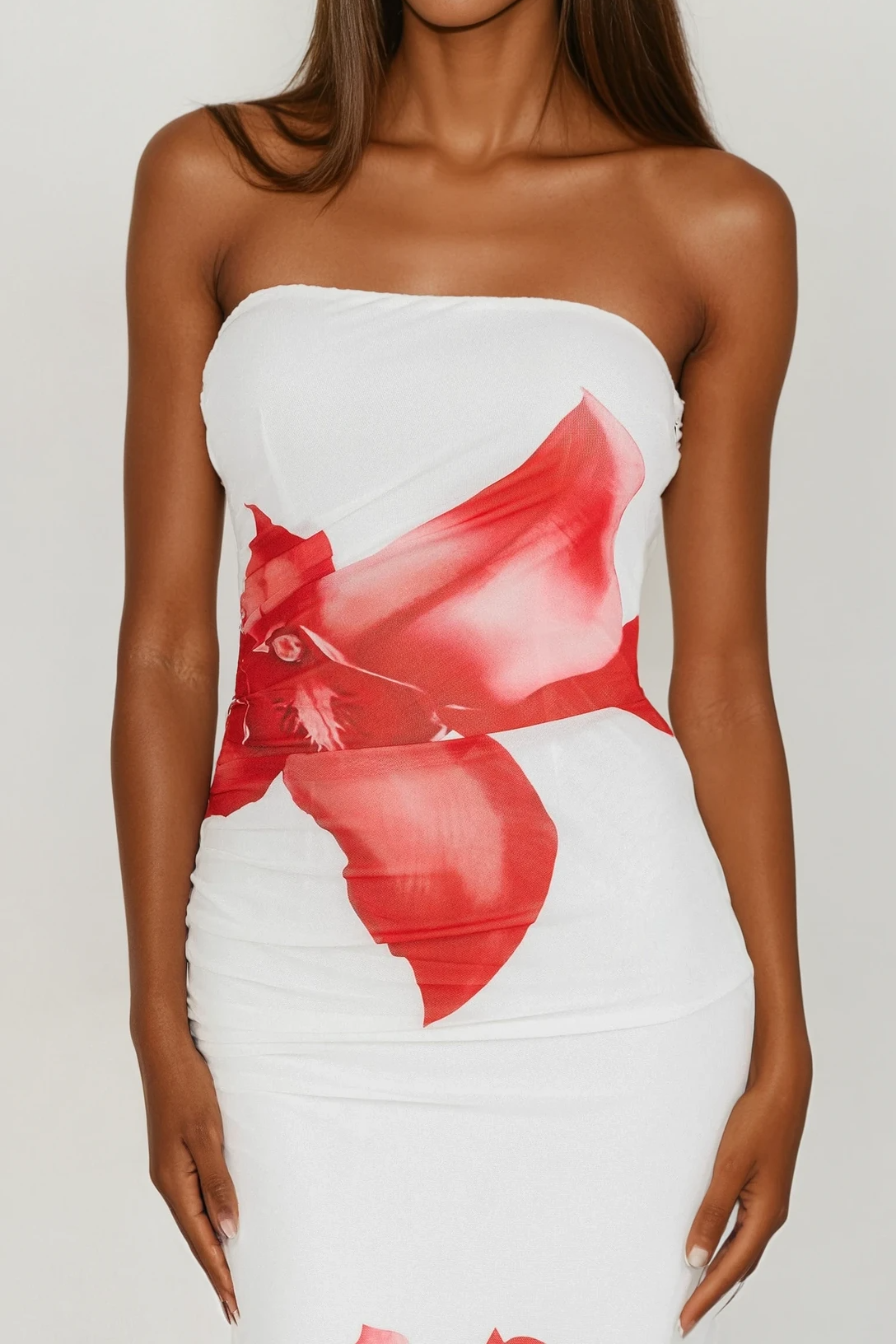 Gionna Floral Bodice Maxi Dress