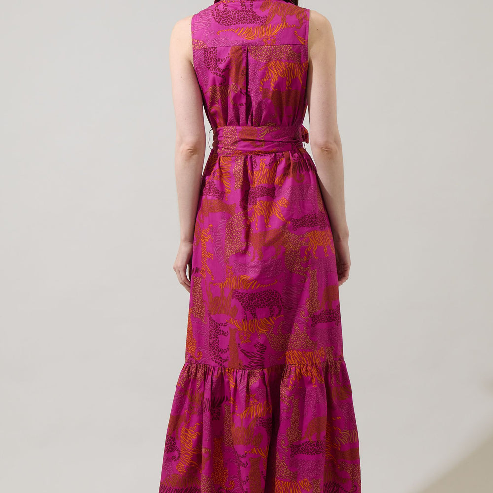 
                      
                        In the Jungle Cileah Collared Maxi Dress
                      
                    