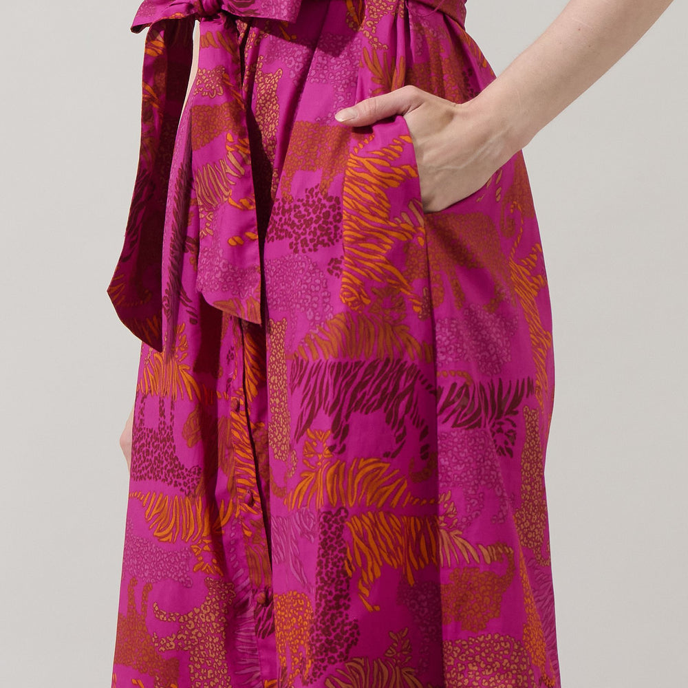 
                      
                        In the Jungle Cileah Collared Maxi Dress
                      
                    