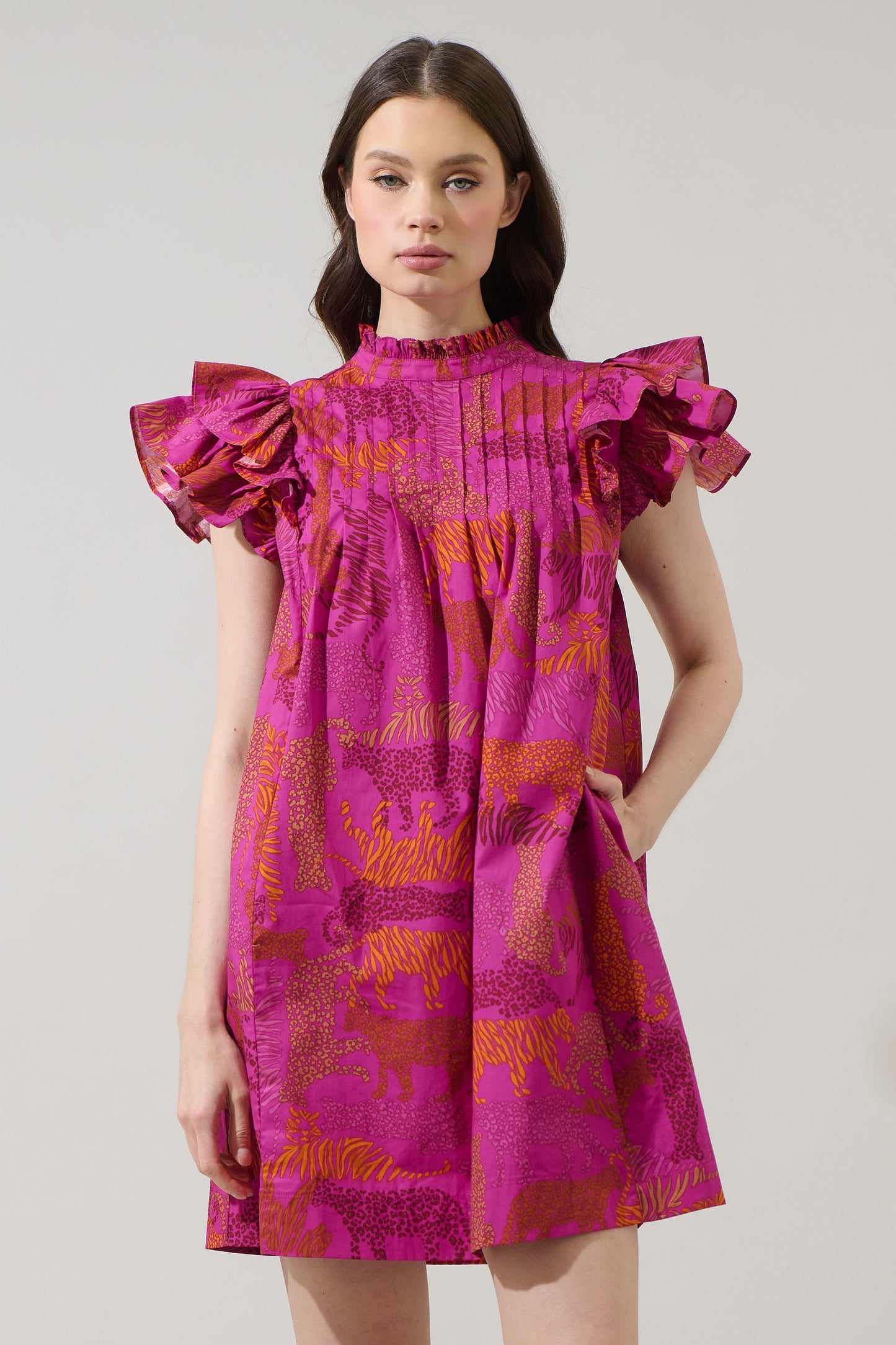 In the Jungle Shift Mini Dress