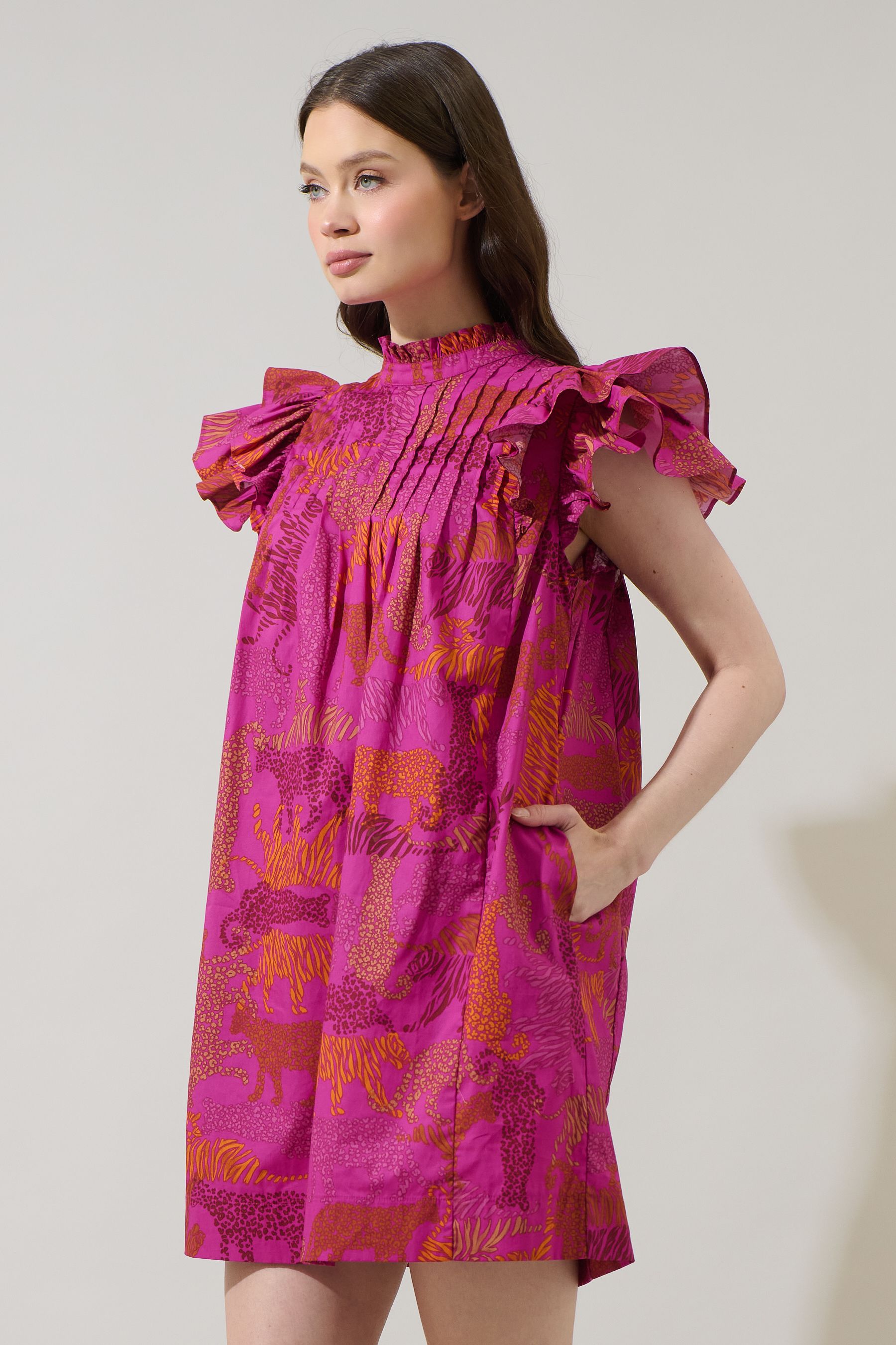 In the Jungle Shift Mini Dress