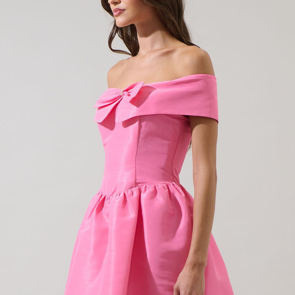 
                      
                        Jessica Off the Shoulder Mini Dress
                      
                    