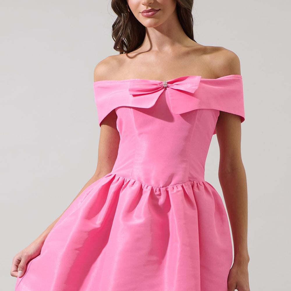 
                      
                        Jessica Off the Shoulder Mini Dress
                      
                    