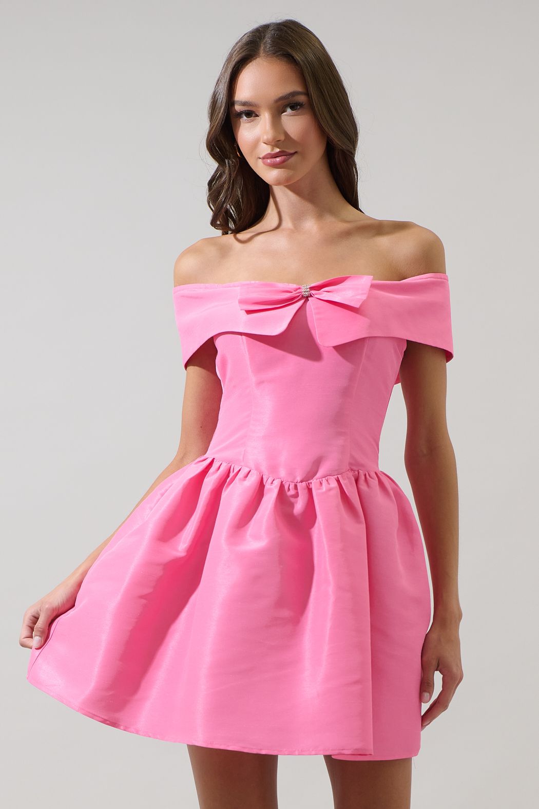 Jessica Off the Shoulder Mini Dress