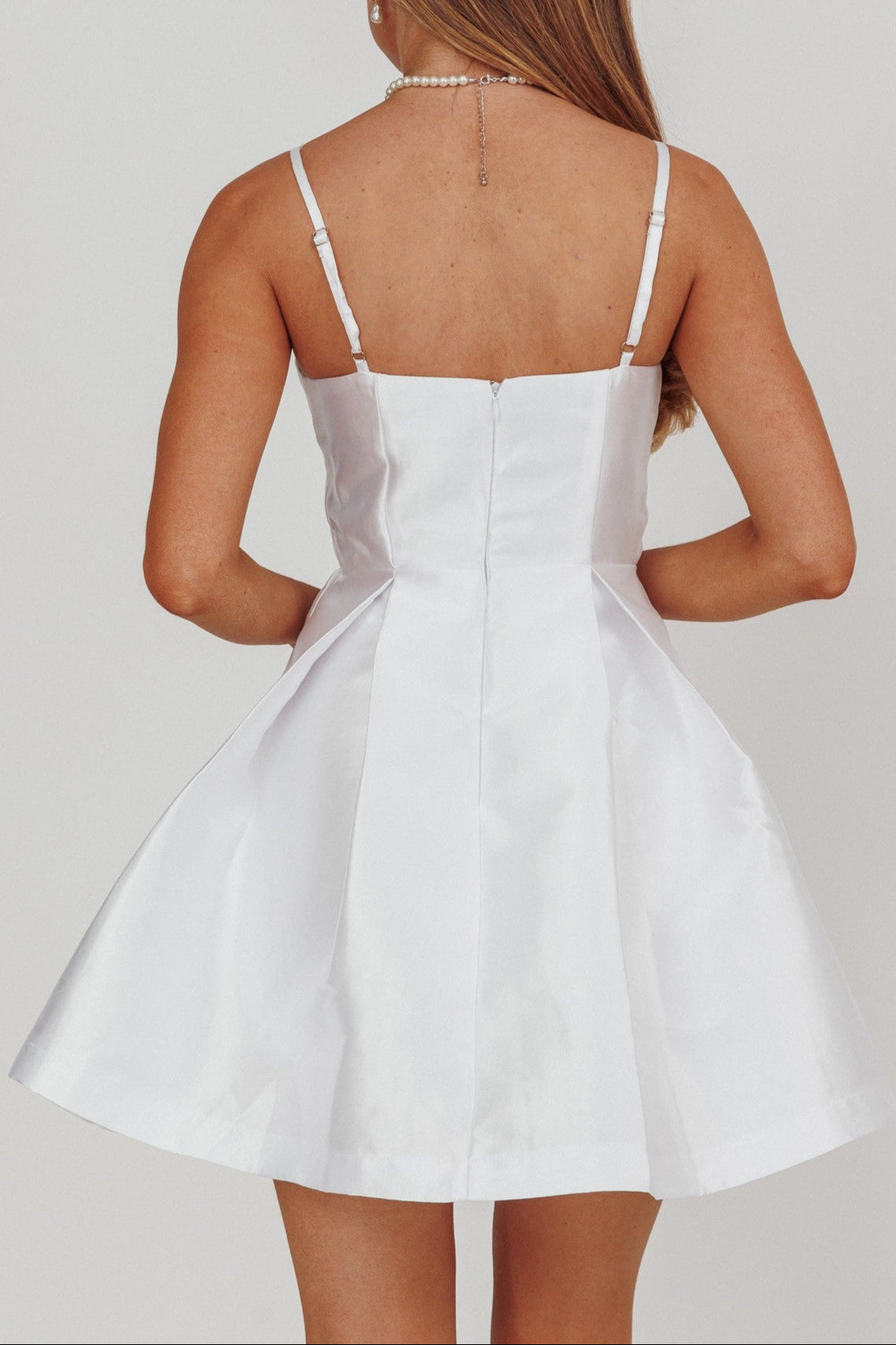 Kari Bow Tie Mini Dress