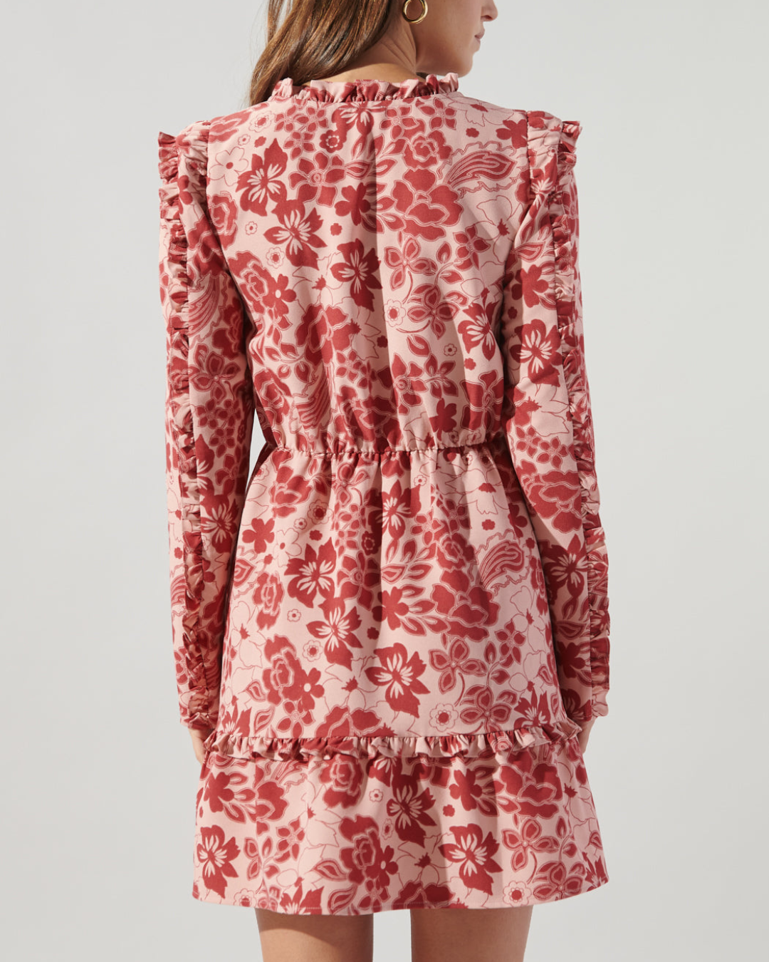 Karly Ruffle Frilled Shift Dress