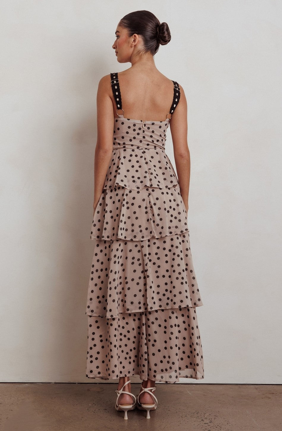 Kima Polka Dot Maxi Dress
