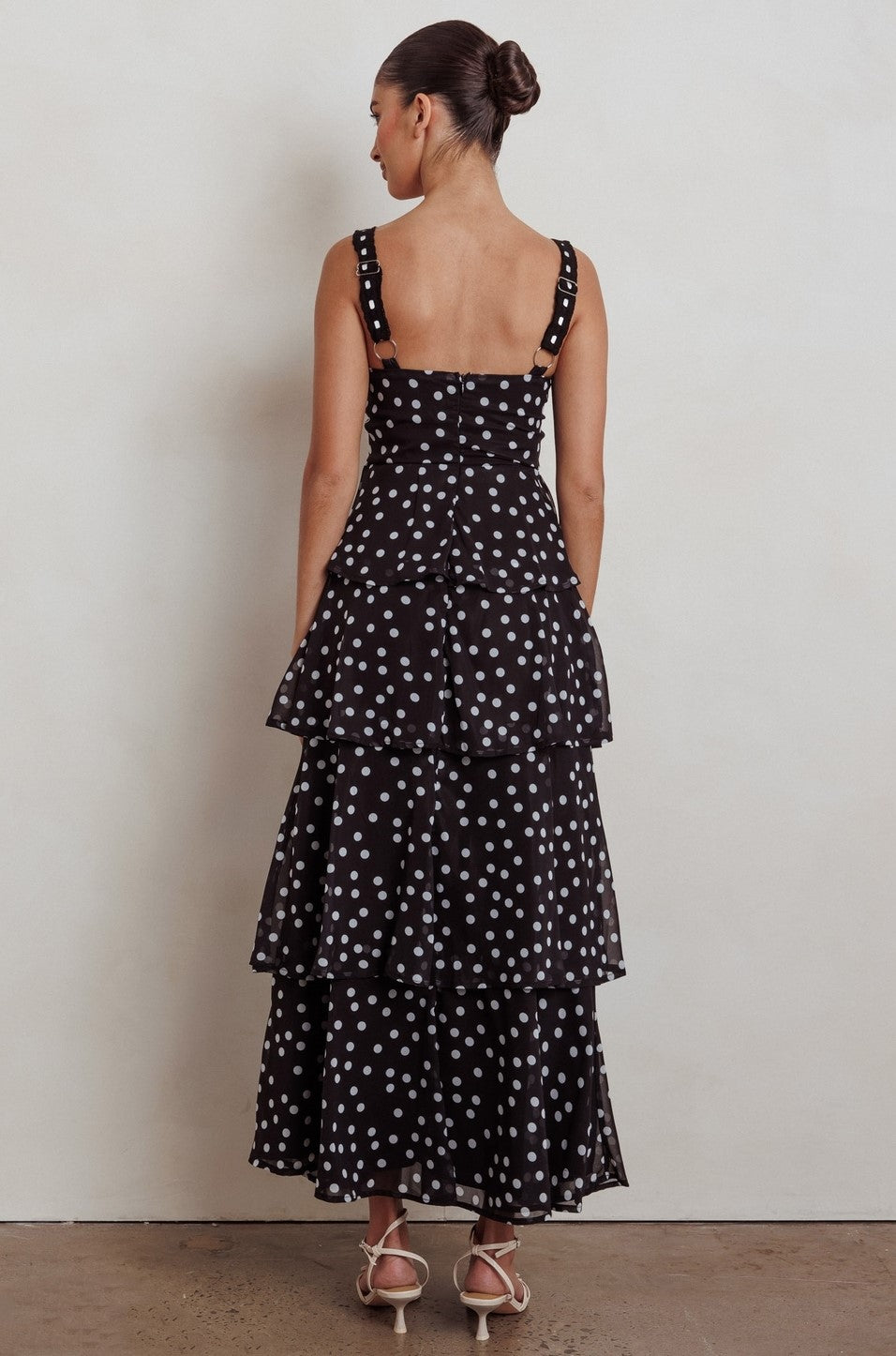 Kima Polka Dot Maxi Dress