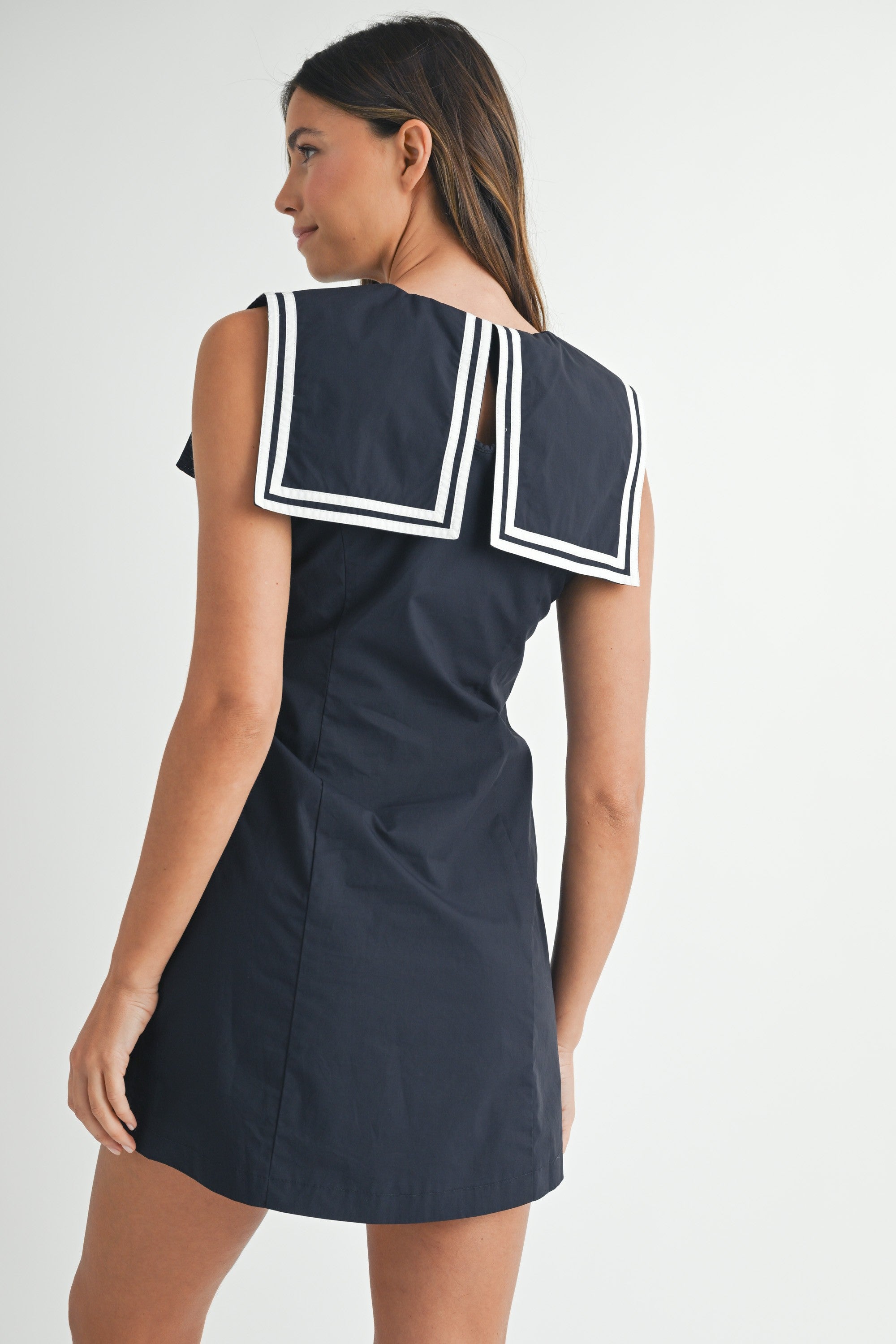 Laurel Sailor Collar Mini Dress