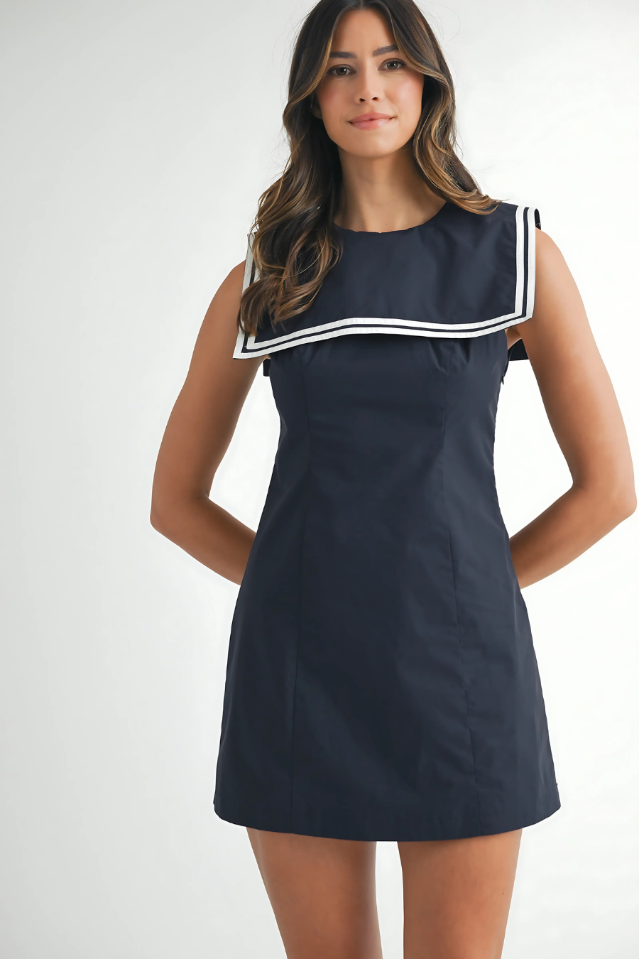 Laurel Sailor Collar Mini Dress