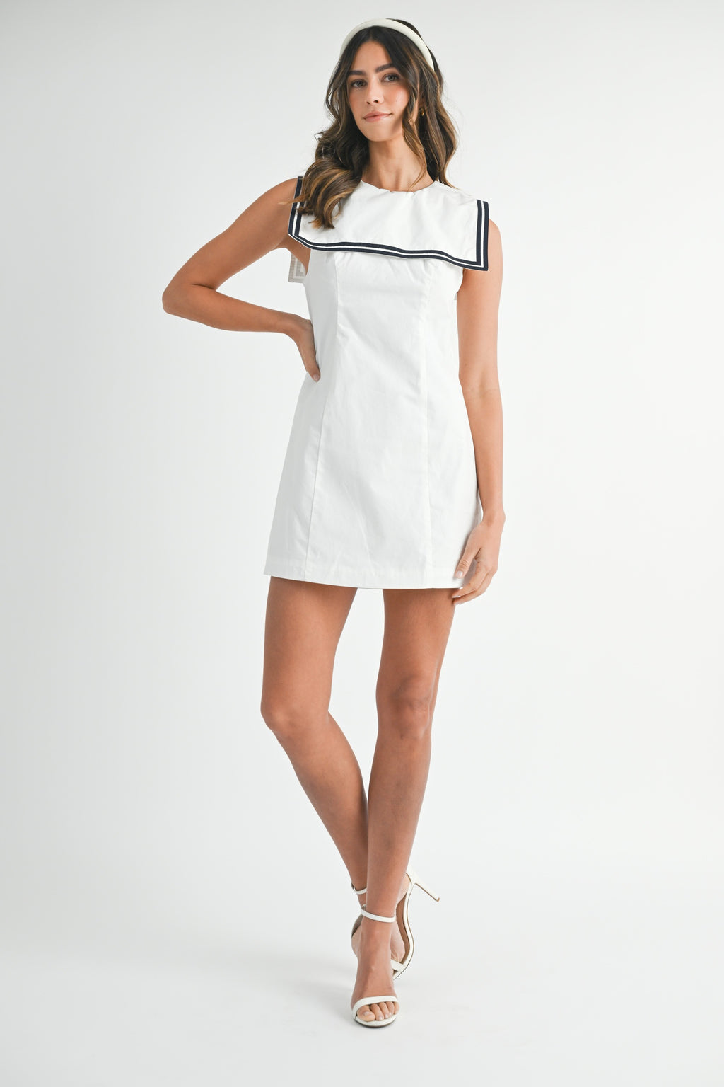 Laurel Sailor Collar Mini Dress