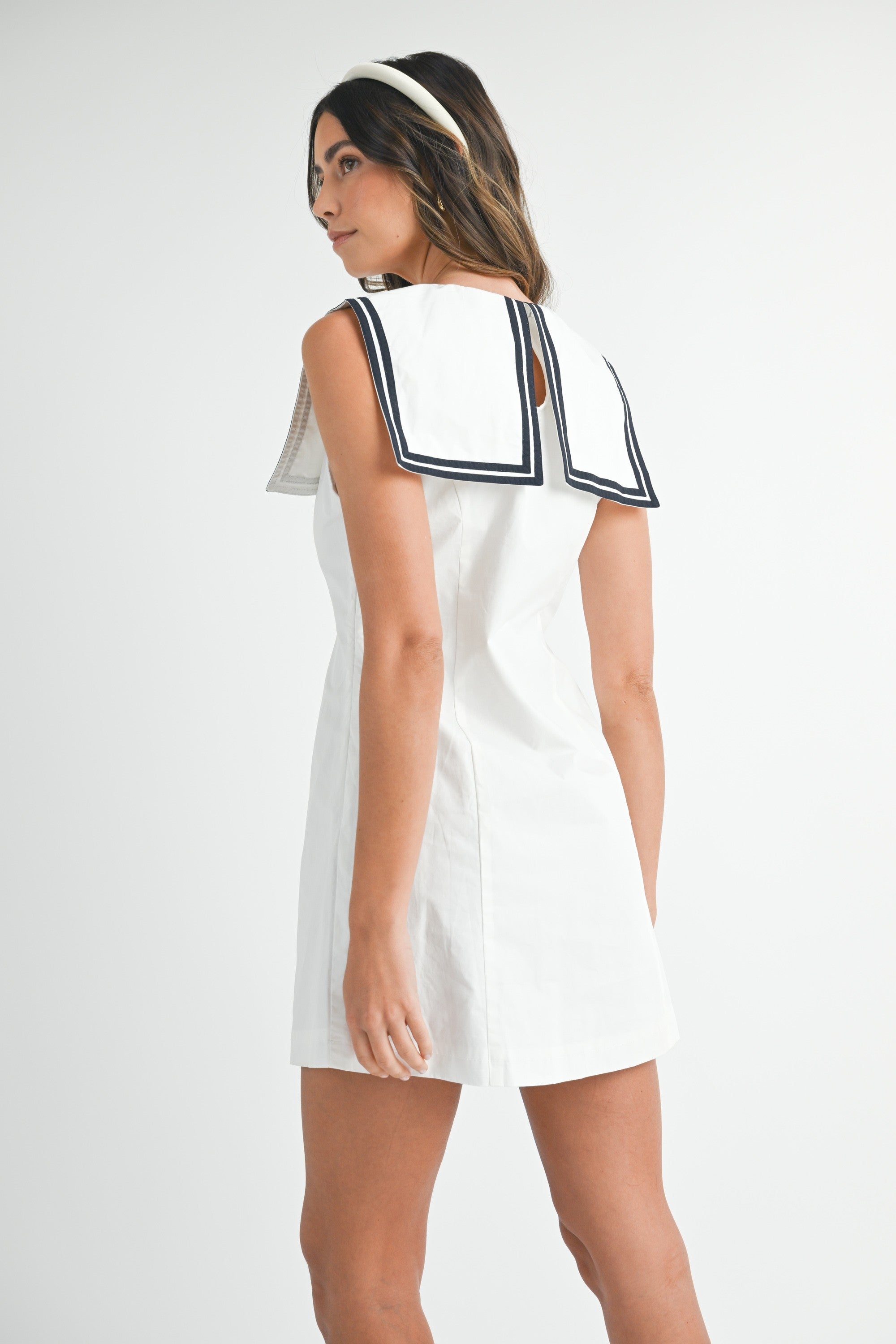 Laurel Sailor Collar Mini Dress