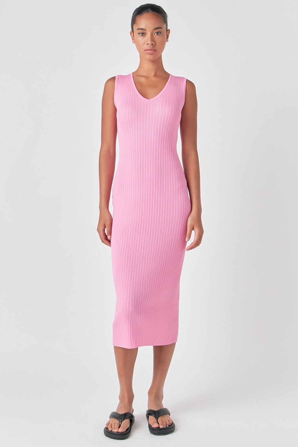 Leilani Ribbed Sleeveless Maxi Dress