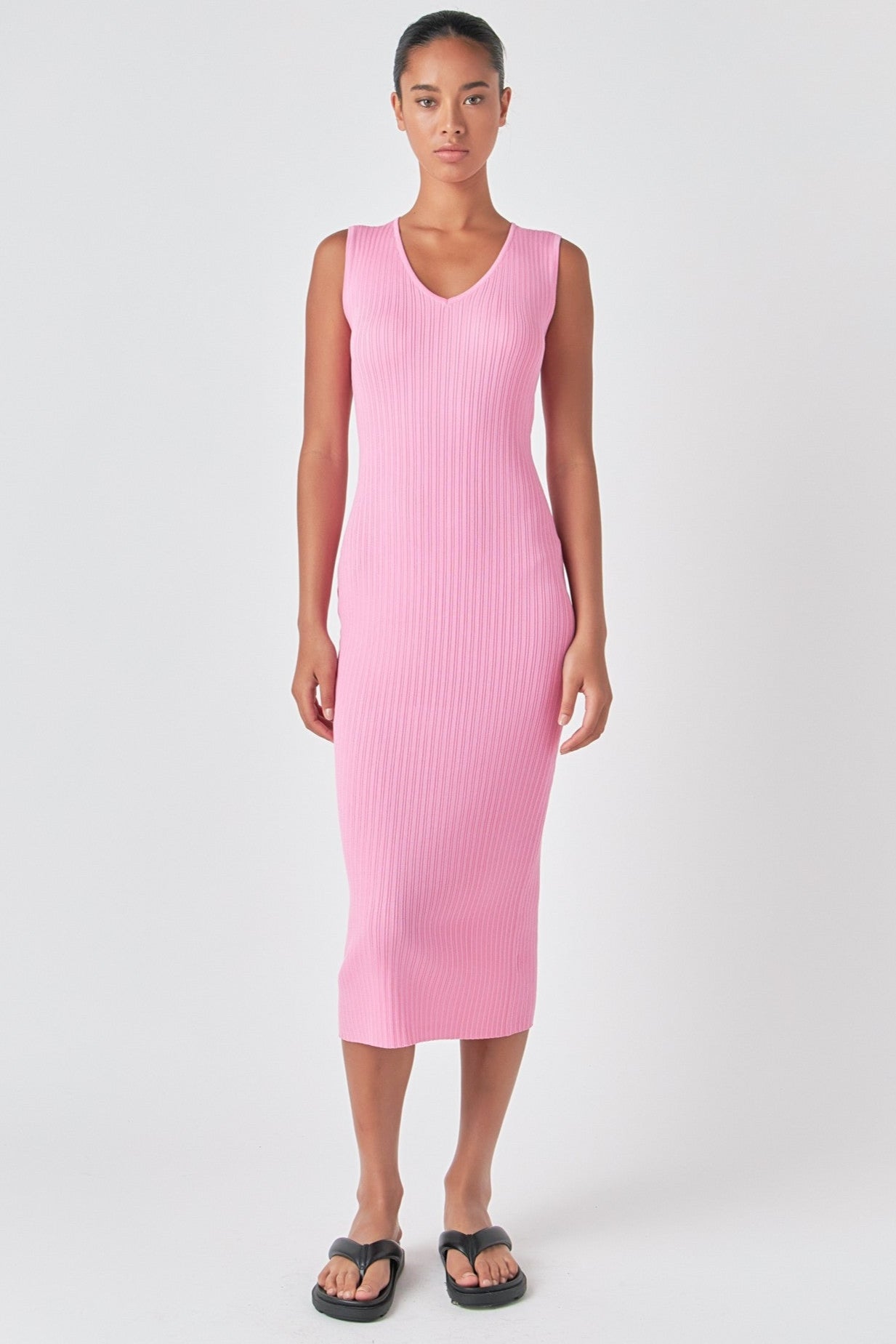 Leilani Ribbed Sleeveless Maxi Dress