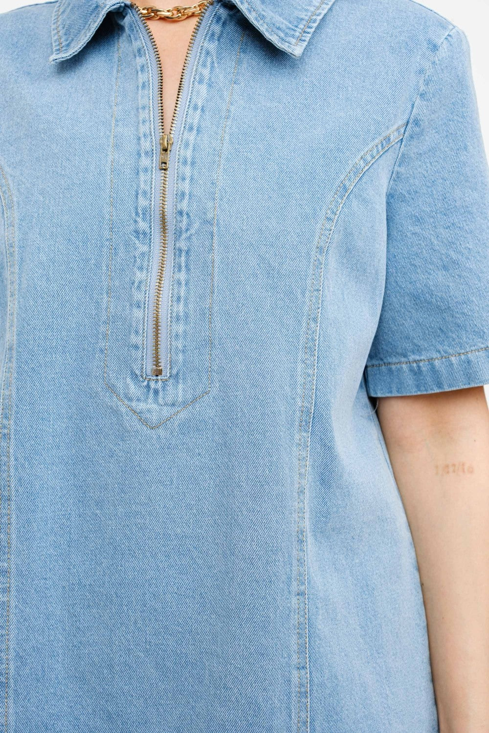 Marissa Light Wash Denim Dress