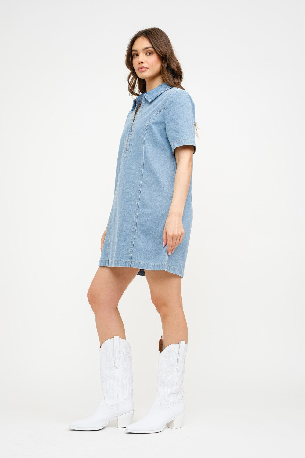 Marissa Light Wash Denim Dress
