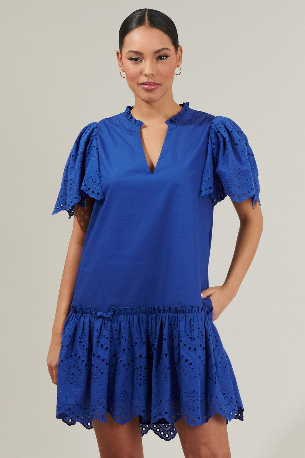 Marlee Eyelet Mini Dress