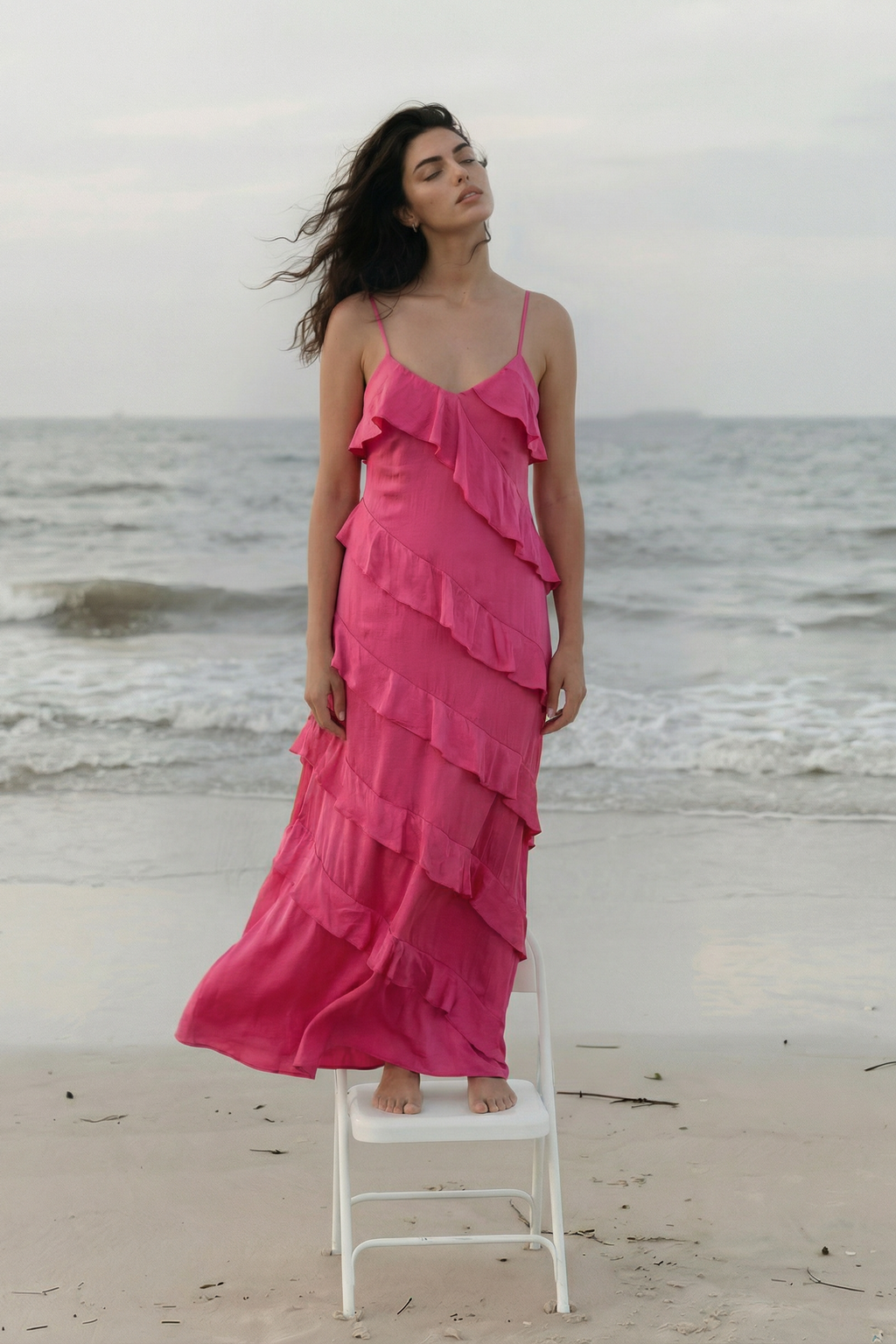 Mia Tiered Ruffle Maxi Dress