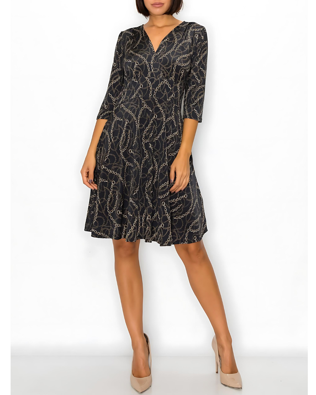 Morgan Crossover Midi Dress