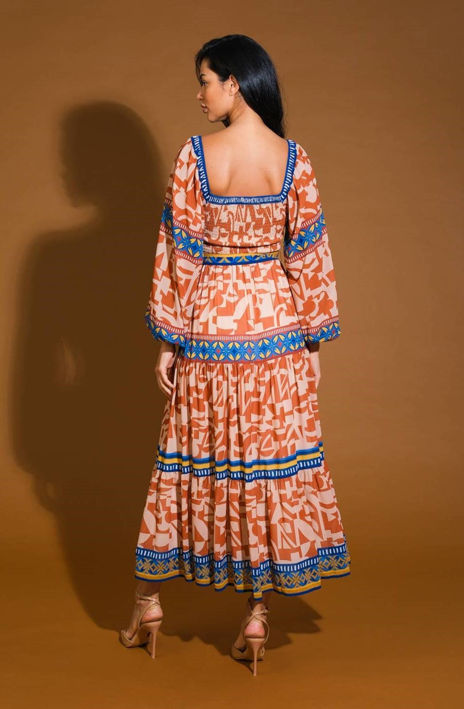 Nairobi Printed Woven Midi Dress