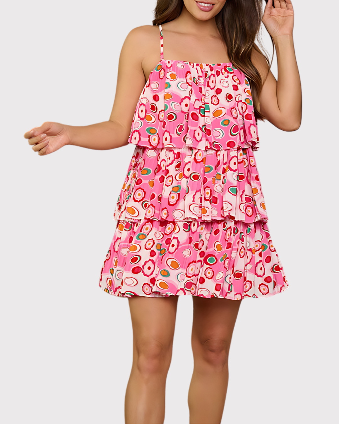 Naomi Tiered Mini Dress