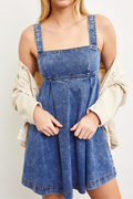 Natalia A-Line Denim Dress